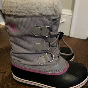 Girls Sorel Nylon Yoot Pac Boots Size 1